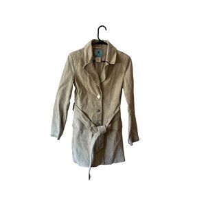 Marciano Leather Size 8 Jacket Y2K Light‎ Green